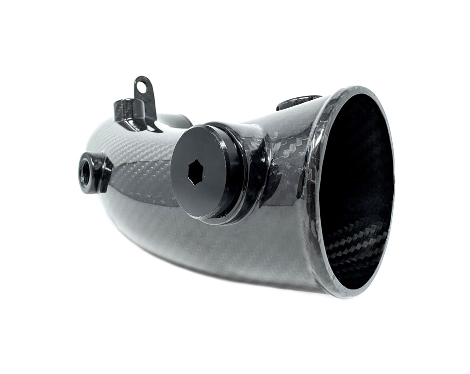 Torque Solution Carbon Fibre Hard Turbo Inlet - OEM (2.4")