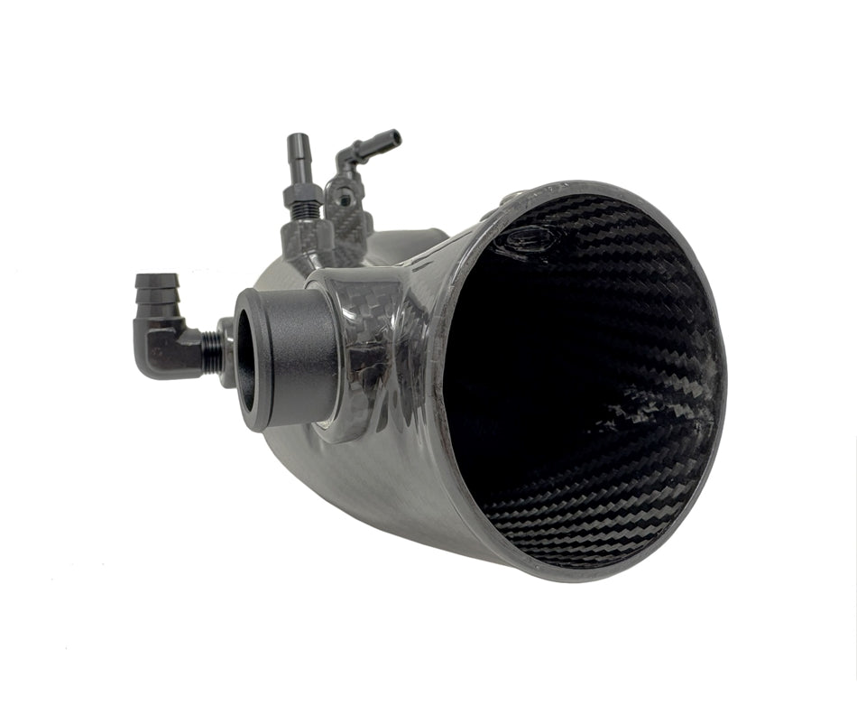 Torque Solution Carbon Fibre Hard Turbo Inlet - OEM (2.4")