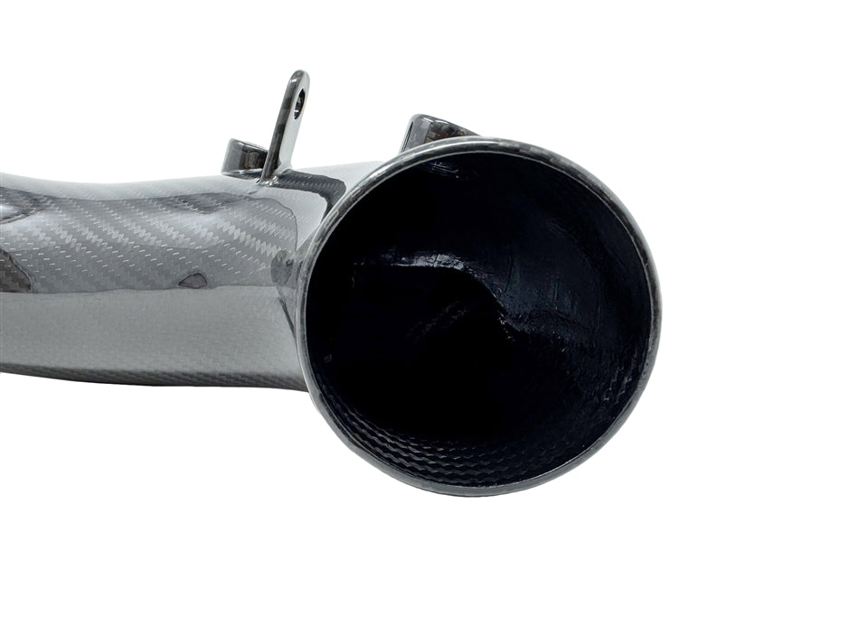 Torque Solution Carbon Fibre Hard Turbo Inlet - OEM (2.4")