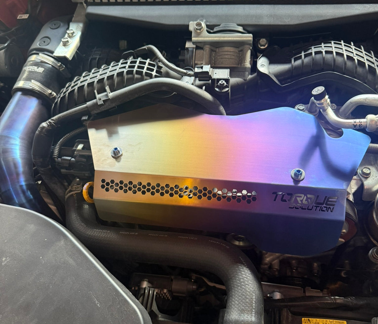 Torque Solution Titanium Engine Pulley Cover