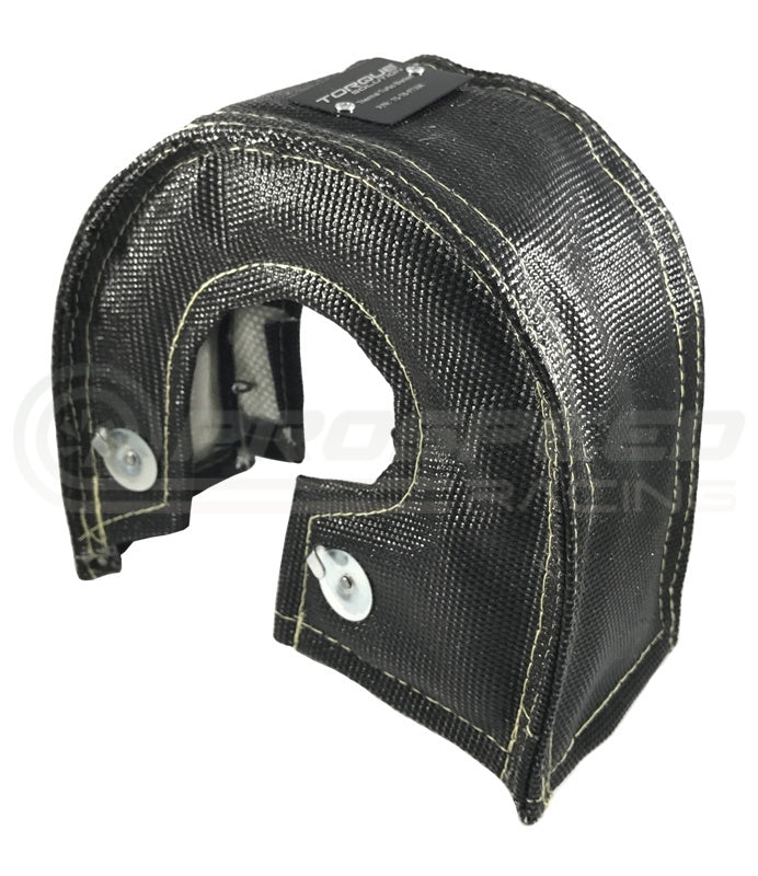Torque Solution Thermal Turbo Blanket (Black): Fits T4 GT35 GT37 GT40 GT45 GT47 GT55