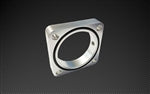 Torque Solution Throttle Body Spacer (Silver)
