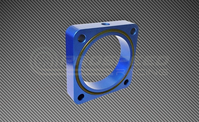 Torque Solution Throttle Body Spacer (Blue)