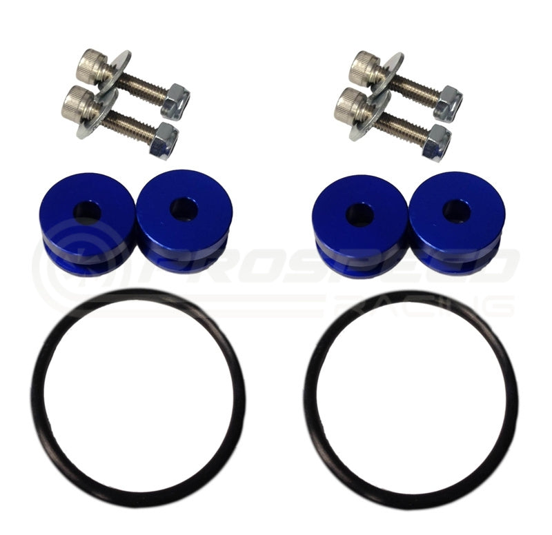 Torque Solution Billet Bumper Quick Release Kit (Blue)