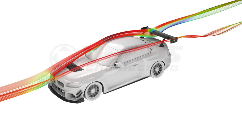 Verus Engineering V1X Swan Neck Rear Wing Kit