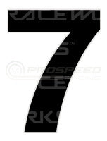 MVP by Raceworks CAMS Approved 28cm Black Number 7 VPR-026-7 | Pro Speed Racing
