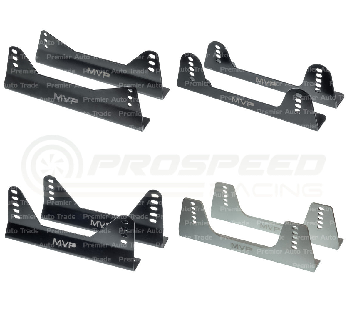 MVP by Raceworks Racing Seat Mounts Pair VPR-051 VPR-052 VPR-053 VPR-054 | Pro Speed Racing