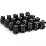 Rays Volk Racing 17 Hex Steel Wheel and Lock Nut 16+4 Set Black - M12x1.5
