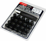 Rays Volk Racing 17 Hex Steel Wheel and Lock Nut 16+4 Set Black - M12x1.5
