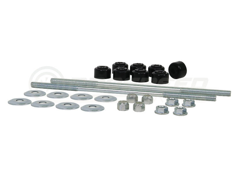 Whiteline Sway Bar Threaded Rod Link 280mm, w/Bushes - Universal W21810S | Pro Speed Racing