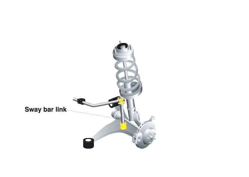Whiteline Sway Bar Link 12MM Ball Stud 243mm