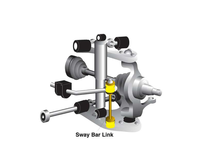Whiteline Sway Bar Link 12MM Ball Stud 65mm