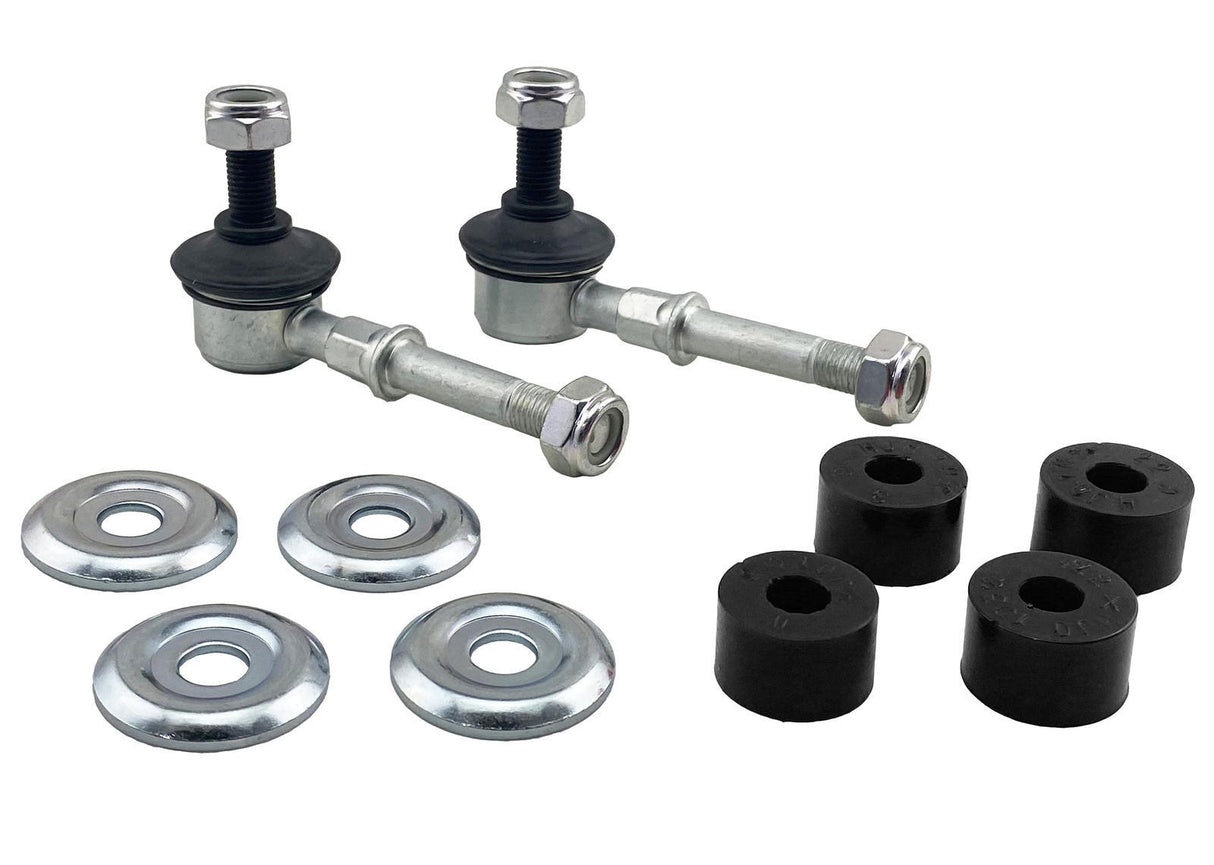Whiteline Front Sway Bar End Links 10mm Ball Stud/Bush Shank 40mm - Mitsubishi Lancer/Evo 1-3/Magna/