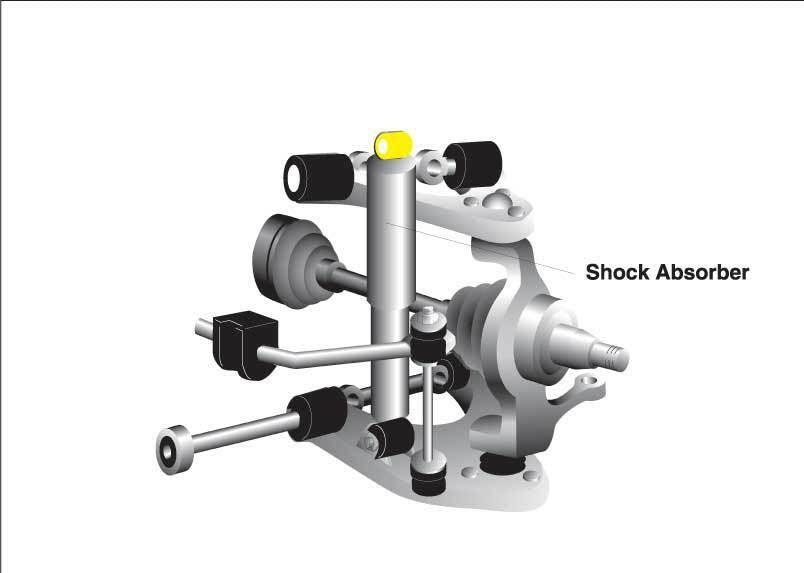 Whiteline Front Shock Absorber Upper Bushing