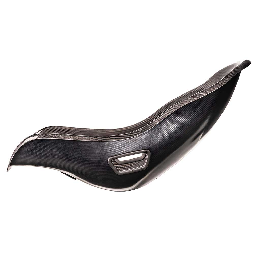 Tillett W5 Carbon Fibre/GRP Track Car Racing Seat - 44cm Rolled Edges On