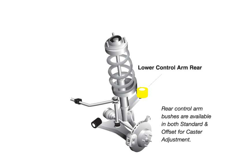 Whiteline Front Control Arm Lower Inner Rear Bushing Standard