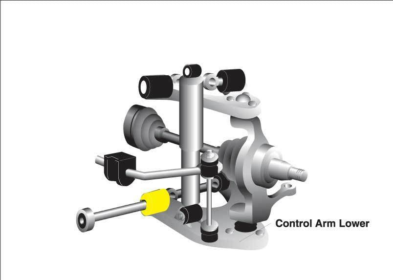 Whiteline Front Control Arm Lower Inner Rear Bushing