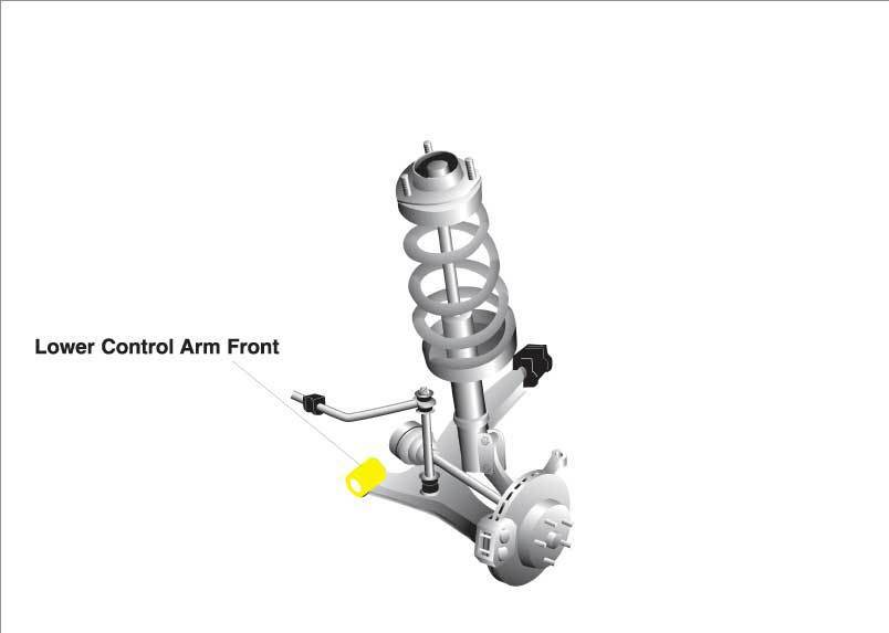 Whiteline Front Control Arm Lower Inner Front Bushing - Holden Adventra/Crewman/HSV Avalanche