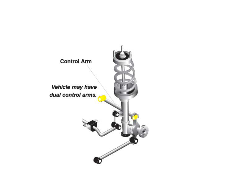 Whiteline Rear Control Arm Lower Inner And Outer Bushing
