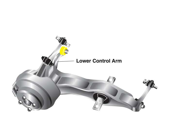 Whiteline Rear Control Arm Lower Rear Inner And Outer Bushing