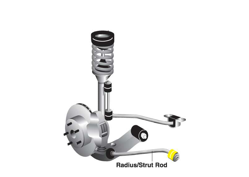 Whiteline Front Strut Rod To Chassis Bushing