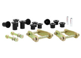 Whiteline Rear Spring Bushing and Greaseable Shackle/Pin Kit - Mitubishi Triton ML/MN 06-15