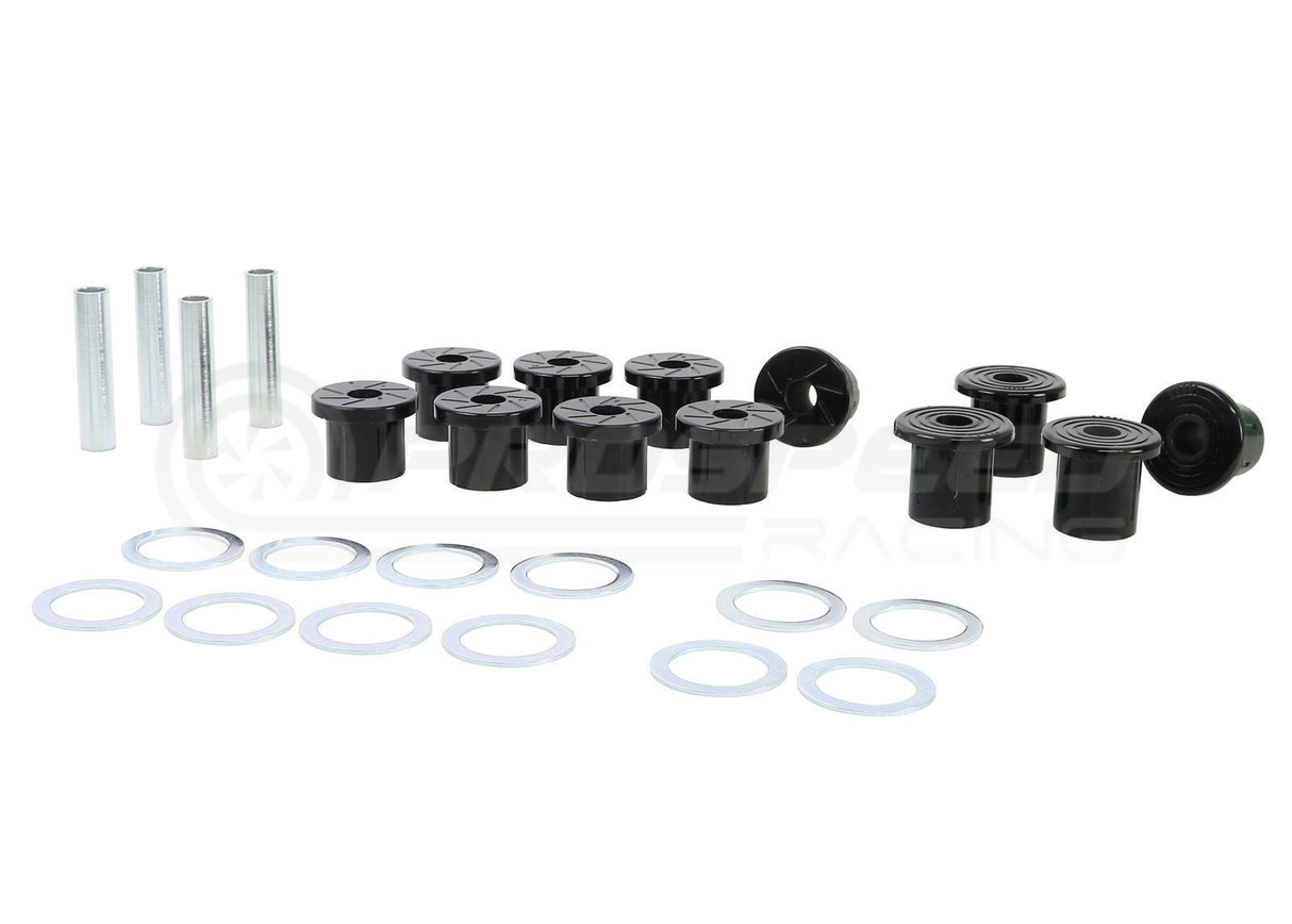 Whiteline Rear Spring Bushing Kit - Toyota Landcruiser 76/78/79 Series WEK136 | Pro Speed Racing