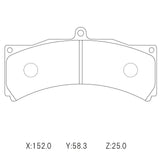 WinmaX W6.5 Race Brake Pads