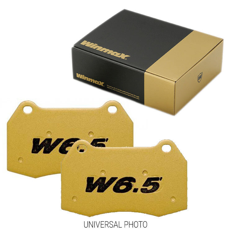 Winmax W6.5 Front Brake Pads Alcon CAR97 Mono6 16mm w/Bottom Tabs WMP1332-16-W6.5 | Pro Speed Racing