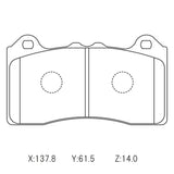 WinmaX W6.5 Race Brake Pads