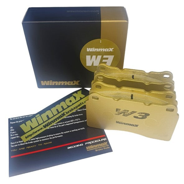 WinmaX W3 Performance Trackday Brake Pads - STI/Evo/SS-V/FK8 Type R/BRZ/86 (Brembo) WMP370-W3