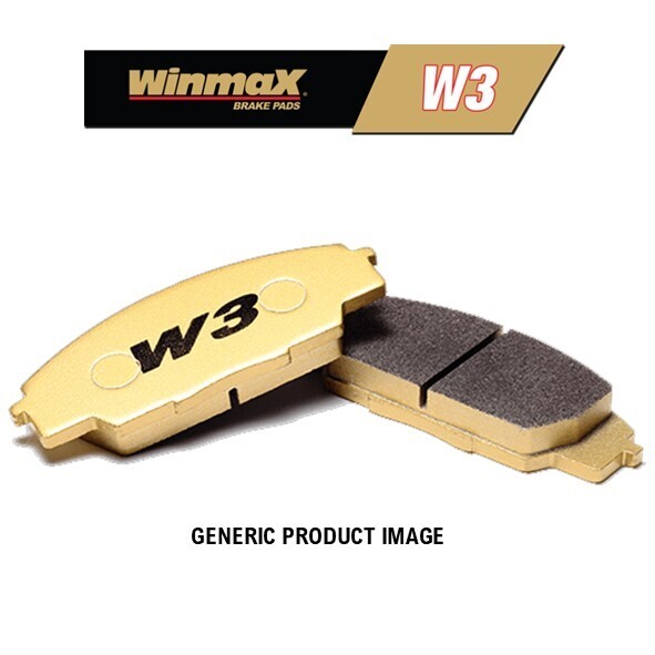 WinmaX W3 Performance Trackday Brake Pads - Toyota Corolla ZZE123 (Rear) WMP566-W3