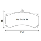 WinmaX W7 Race Brake Pads