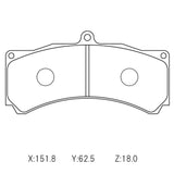 WinmaX W7 Race Brake Pads