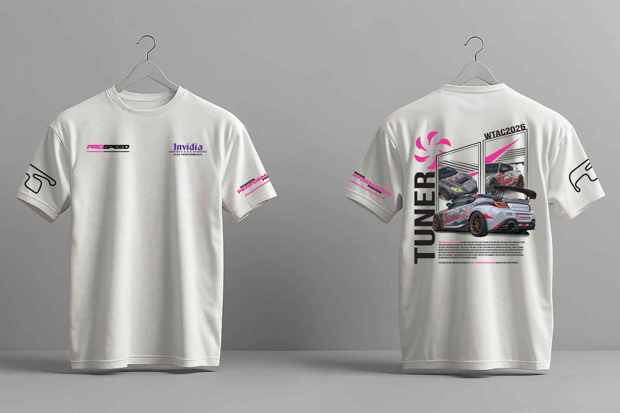 Pro Speed Racing WTAC 2026 Tee - White