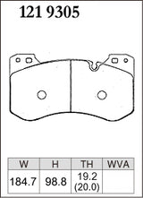 Dixcel M Type Brake Pads