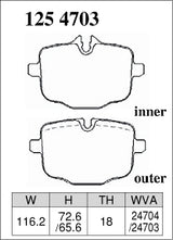 Dixcel M Type Brake Pads