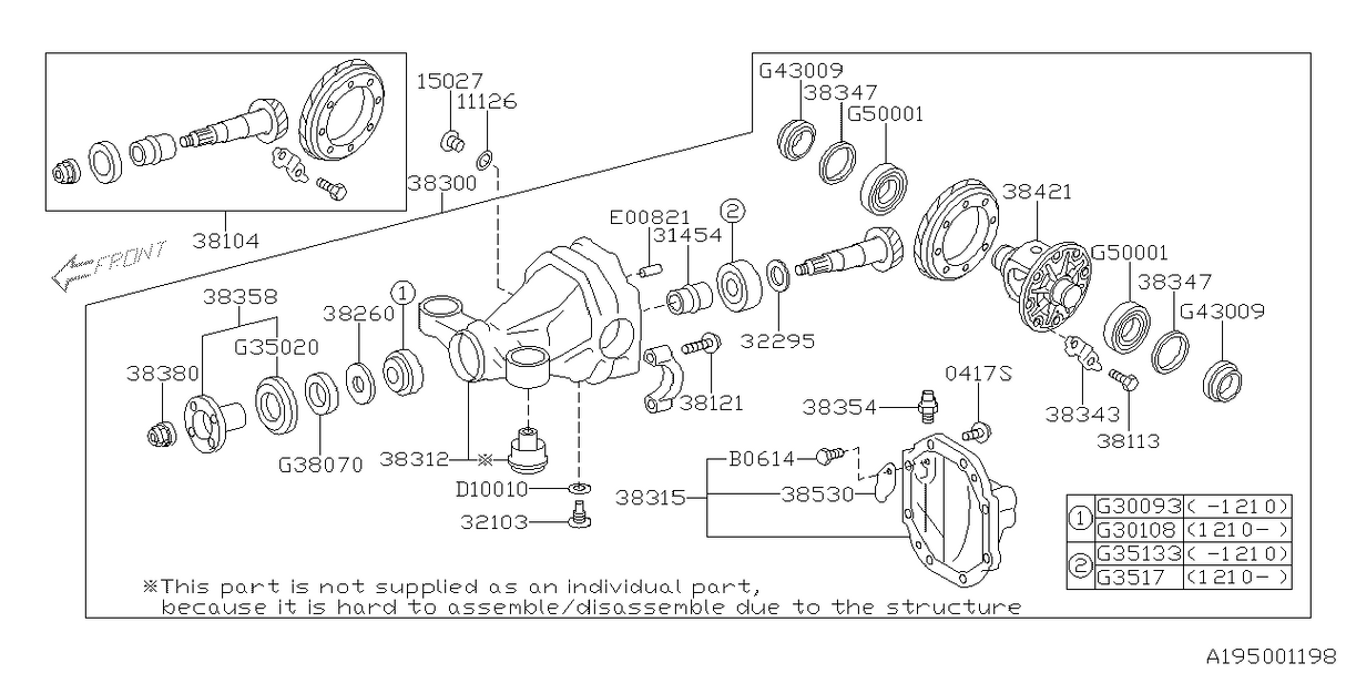 Subaru Genuine Driveshaft Axle Seal