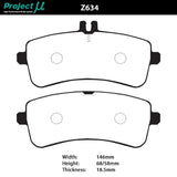 Project Mu Type HC+ Rear Brake Pads