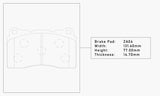 Elig Racing KT111 Front Brake Pads