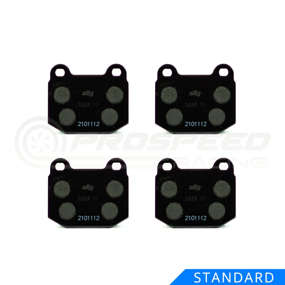 Elig Street N95B Rear Brake Pads - STI/Evo/GTR/350Z/BRZ/86 (Brembo) ZA08-N95B | Pro Speed Racing
