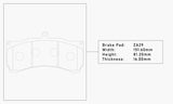 Elig Sports SB539 Brake Pads
