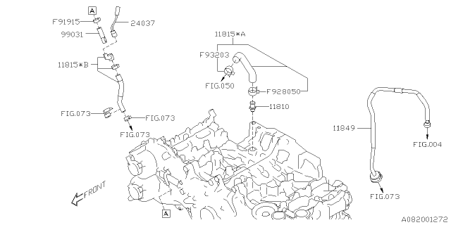 Subaru Genuine PCV Valve