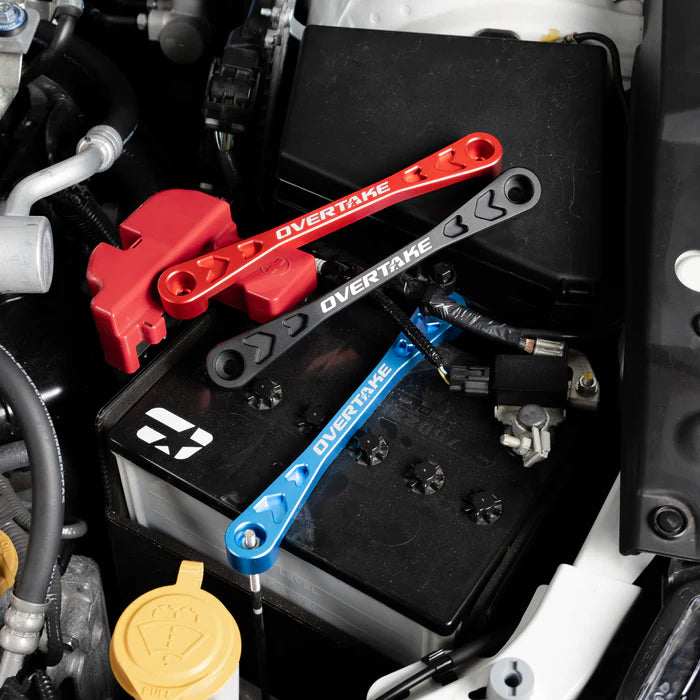 Overtake Billet Battery Tie Down
