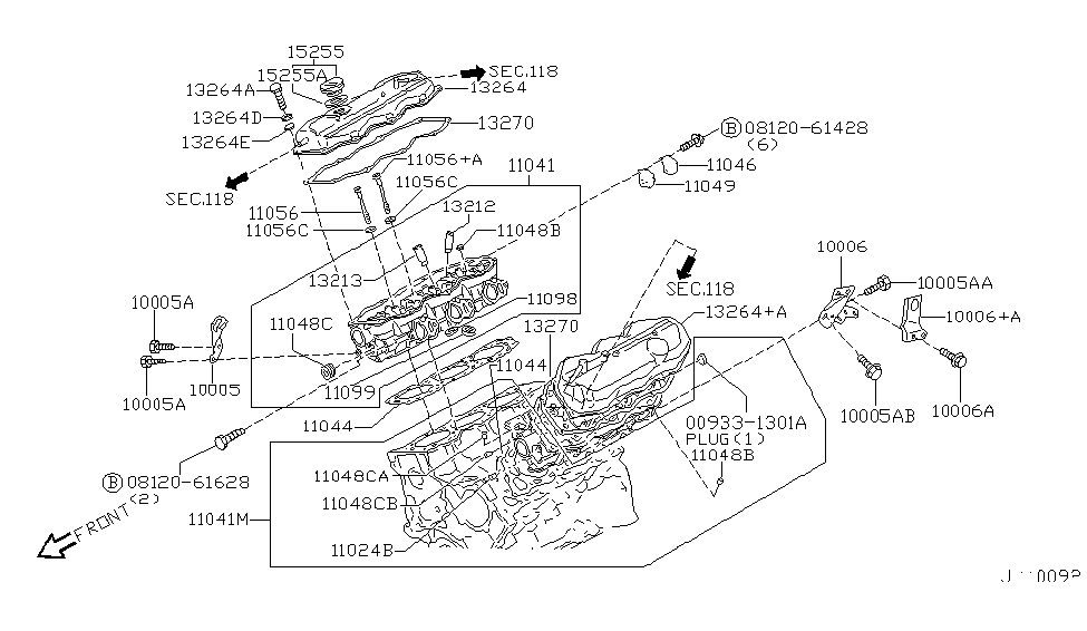 Nissan Genuine Drivers Side Rocker Cover Gasket