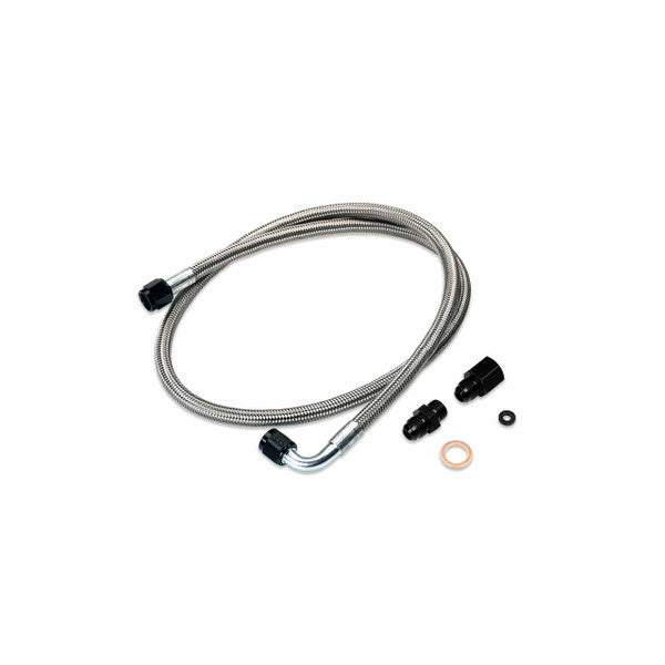 IAG Performance High Pressure Braided Power Steering Line (OEM Routing)