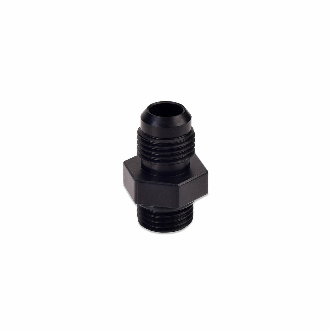 IAG -6 AN to -6 ORB Fuel Fitting for Fuel Pressure Regulator (Black Anodized Finish)