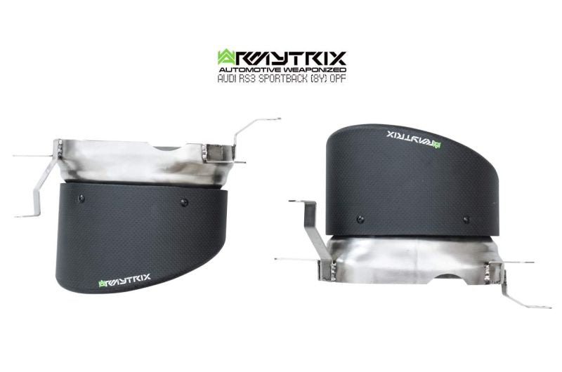 Armytrix Dual Carbon Fibre Oval Exhaust Tips