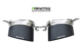 Armytrix Dual Carbon Fibre Oval Exhaust Tips