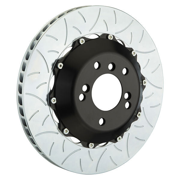 Brembo 2-Piece Slotted Type-3 Front Brake Rotors PAIR - 350x34mm